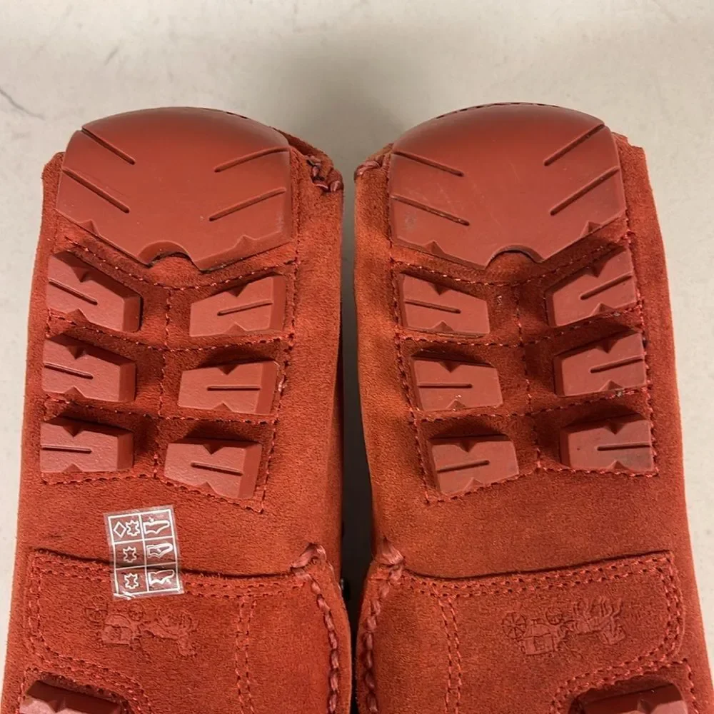 Coach Arlene Moccasin Women’s Size 5, Terracotta / Rust / Orange Color